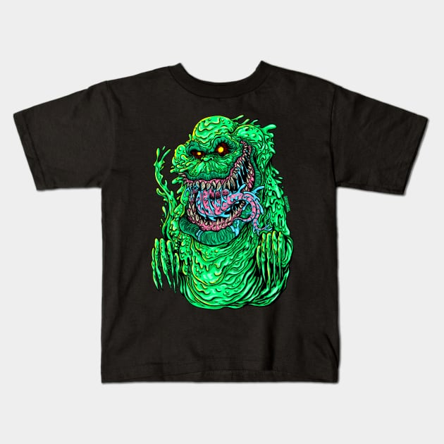 Gross Ghost Kids T-Shirt by Robisrael